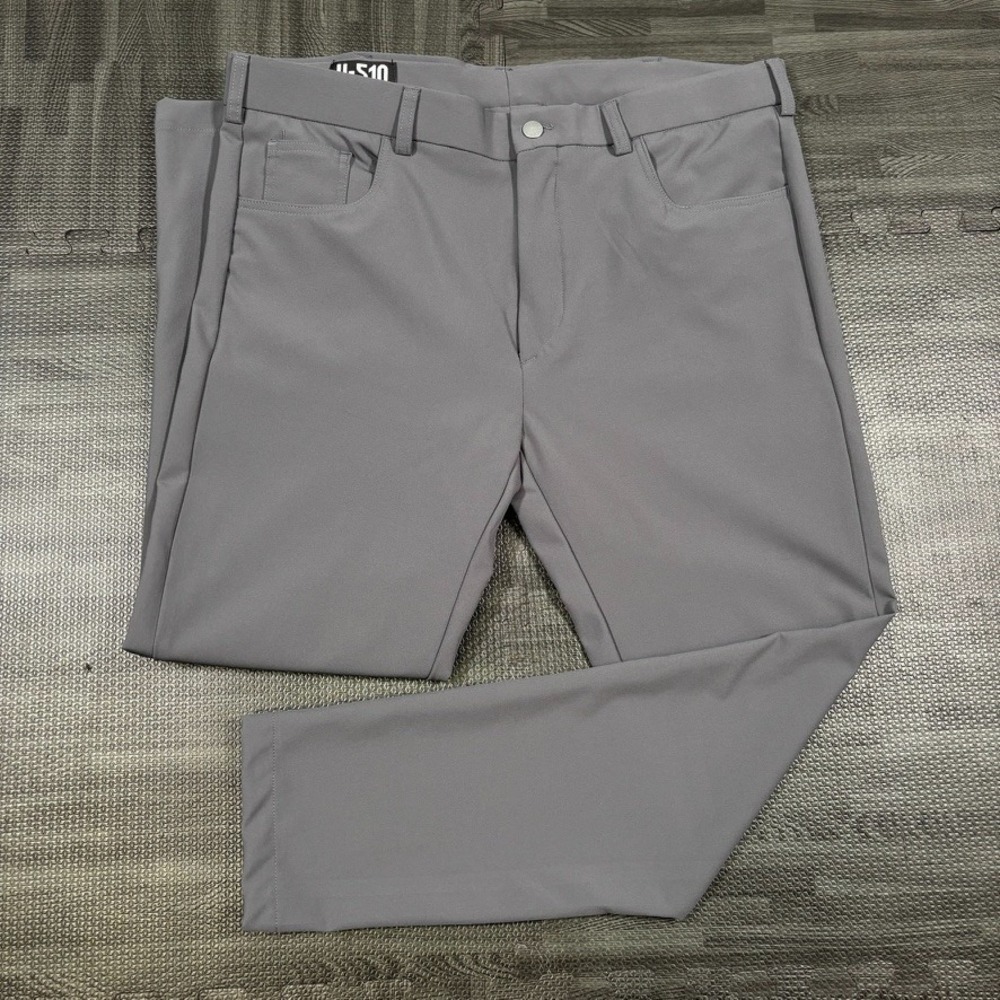 U-510 Pants Mens 36x28 Gray Nylon Spandex Performance Under 510 Stretch 5 Pocket